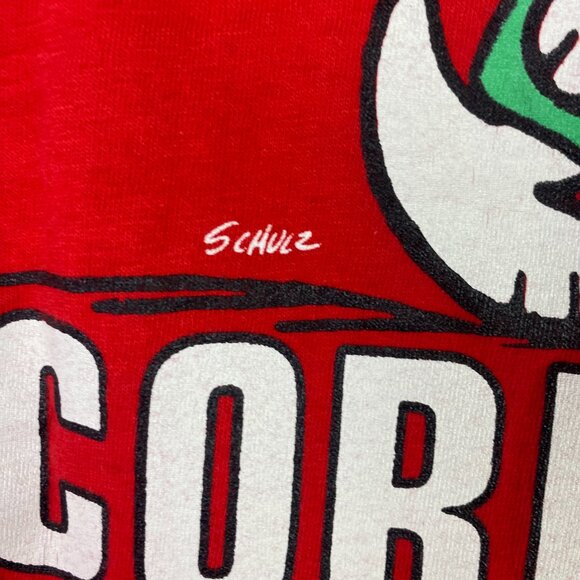 Vintage 70s Snoopy T Shirt Men's Medium Peanuts Cornell Medical Center Artex - Picture 5 of 10